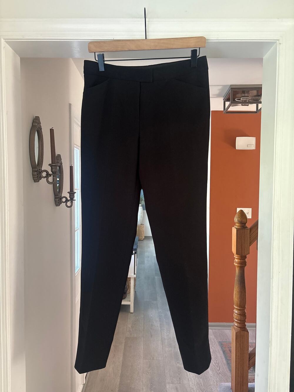 Theory | Ibbey 2 Pocket Modern Crepe Trousers Size 2 Black Straight Dress Pants